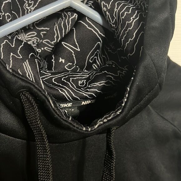 🔥🔥 NIKE DRI-FIT Polyester Black HOODIE - High End Joint - Men Sz Lg - PERFECT - Picture 7 of 13